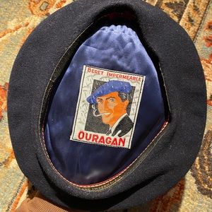 Dark blue beret